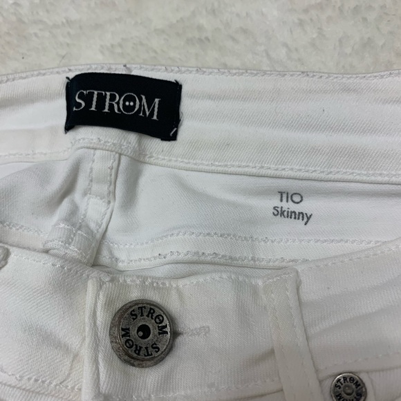 STROM TIO Skinny White Jeans - Picture 6 of 7